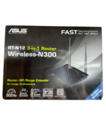 Asus RT-N12 3-in-1 Router Wireless N300 Router/Range Extender - Sealed Box! - €34,07 EUR