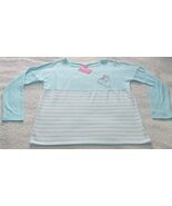 Lilly Pulitzer Finn Top Turquoise Stripes Mermaid Cotton Blend Size XS NWOT - $39.01 CAD