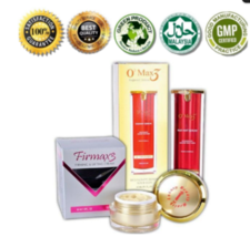 FIRMAX3 FIRMING LIFTING CREAM + O2MAX3 RADIANT SERUM ANTI AGING DHL EXPRESS - £72.78 GBP