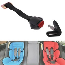 1Pcs Car Baby Safety Seat Clip Fixed Lock Buckle Safe Belt Black Strap Harness C - £30.49 GBP