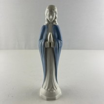Lefton Praying Virgin Mother Porcelain Figurine Statue 1986 #05752 8.5&quot; Mint Con - £27.21 GBP