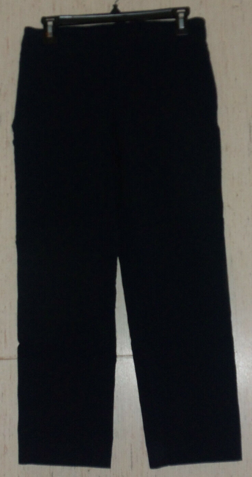 Primary image for EXCELLENT WOMENS DANA BUCHMAN NAVY BLUE STRETCH PULL ON PANTS  SIZE SS
