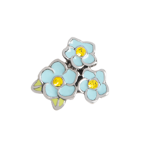 Origami Owl Charm (new) FORGET ME NOT CLUSTER - (CH4176) - £7.01 GBP