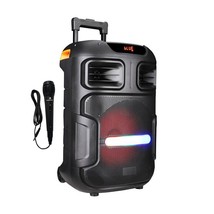 Maxpower 12&quot; Woofer Bluetooth Karaoke Trolley Speaker with Dancing LED L... - $130.21