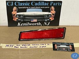 OEM 75 Cadillac Eldorado LEFT DRIVER SIDE REAR BUMPER END MARKER PARK LIGHT - $98.99
