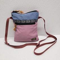 L.L. Bean Mountain Classic Crossbody Bag Purse Nylon Lightweight Pink Blue - $15.95