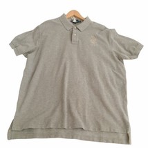 Vtg Polo Ralph Lauren Polo Shirt Mens XXL Cotton MCMLXVII Logo Golf Gray - £26.50 GBP