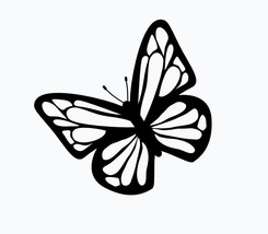 Butterfly Icon sticker instant download svg,png,psd,eps,jpeg - £3.58 GBP