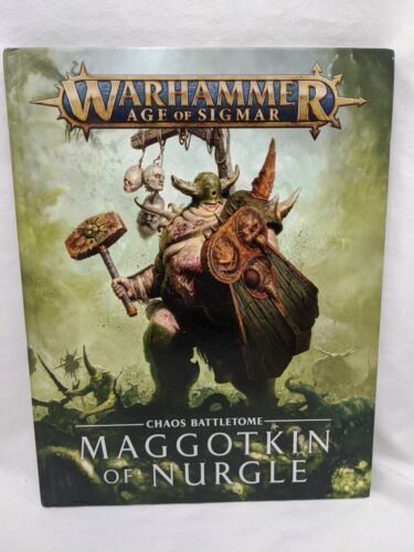 Warhammer Age Of Sigmar Hardcover Chaos Batttletome Maggotkin Of Nurgle - $17.82