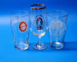 Vintage COORS, GUINESS, HIGHLAND Beer Ale Pilsner Glass Home Bar - Set Of 3 - $26.97