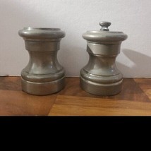 Vintage Richmond Pewter Salt &amp; Pepper Shaker Set Made in Italy - $20.56