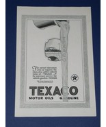 Texaco Motor Oil National Geographic Magazine Ad Vintage 1923 - $14.99