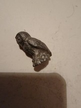 Vintage Fine Pewter Miniature Figure Figurine Collectible 2000 Harry Potter Owl - £15.34 GBP