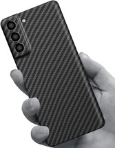 Carbon Fiber Case for Samsung Galaxy S22 5g 3D Texture Hand Feel Slim Thin Real  - £72.58 GBP