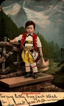 Vintage Postcard 1900s Appenzellertracht -Traditional Costume Switzerland-BK41 - £3.18 GBP