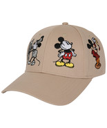 Disney Mickey Mouse Through The Years Baseball Cap Brown - £21.50 GBP