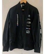 Puma BMW Motorsport M8 GT Jacket Mens Small Black Track Full Zip WW - $40.38 CAD
