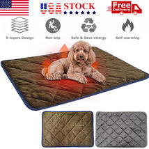 Pet Thermal Mat Self Warming Heating Hot Pad Mat for Pets Cat Dog Bed Non-slip - £24.69 GBP