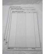 (25) Warhammer Fantasy Roster Sheets 1996 - $21.77