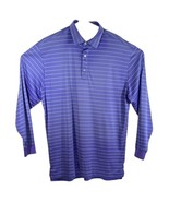 Footjoy Purple Polo Shirt Size XL Mens Long Sleeve FJ Golf ACC Embroider... - $68.67 CAD
