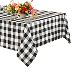 New Checkered Tablecloth 54X54 Square Tablecloth Green Plaid Tablecloth Wate - £37.79 GBP