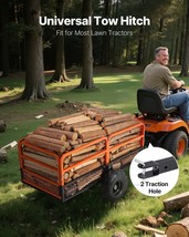 VEVOR Dump Trailer 1600 lbs 22 Cu. Ft Tow Behind Steel Garden Yard Trail... - $690.43 CAD