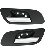 2pcs Interior Door Handles Without Hole Front Left &amp;Right Side Black Com... - $63.84