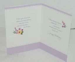 Hallmark I Love You Mom Purple White Happy Birthday Card Set of 4 image 4