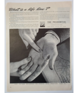 1944 Prudential Insurance Vintage WWII Print Ad What Is A Life Line - £12.28 GBP