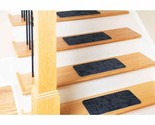 Stair Tread Cover Carpet Rug Peel and Stick Charcoal 8 In. X 18 In. (Set... - £28.94 GBP
