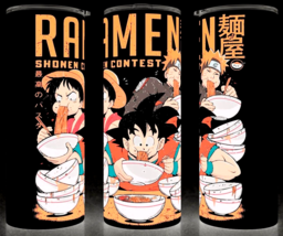 Dragon ball - One Piece - Naruto Ramen Contest Anime Cup Mug Tumbler Cup 20oz - £15.53 GBP
