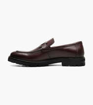Stacy Adams Hale Moc Toe Bit Slip On Walking Shoes Burgundy 25678-646 image 6
