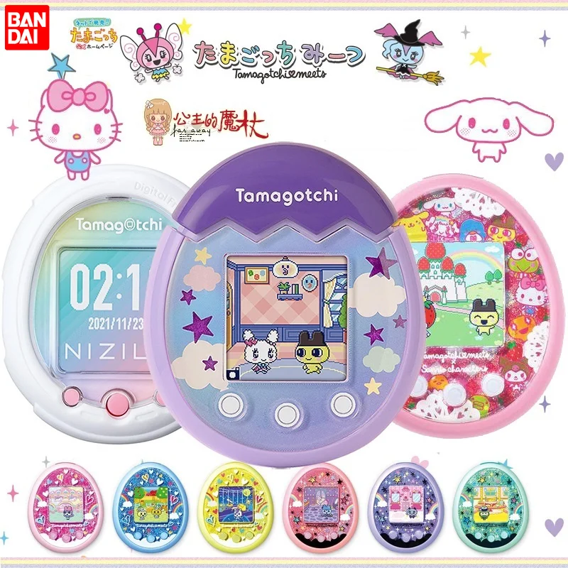 Bandai Tamagotchi Original Meets Pix Electronic Pet Machine Color Screen Game - £31.39 GBP+