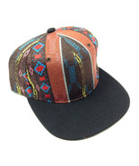 BROWN BLACK NAVAJO PRINT SNAPBACK HAT CAP ABSTRACT AZTEC NATIVE AMERICAN... - $18.95