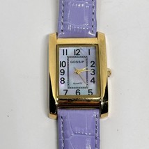 Gossip Women’s Fashion Watch Mother Pearl Gold Tone Lavender Strap - £19.54 GBP