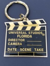 Keychain Universal Studios Black and Gold Director&#39;s Slate Vintage  - £9.21 GBP