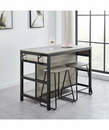 Carson Pearl Silver 3-Piece Dining Set - $899.49 CAD