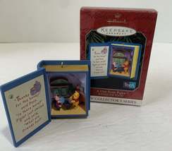 Hallmark A Visit From Piglet Winnie the Pooh ornament 1998 with box - £9.50 GBP
