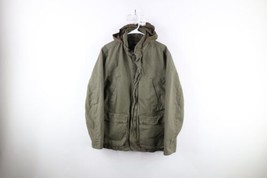 Vintage Gap Mens Medium Distressed Full Zip Hooded Military Field Jacket... - £59.16 GBP