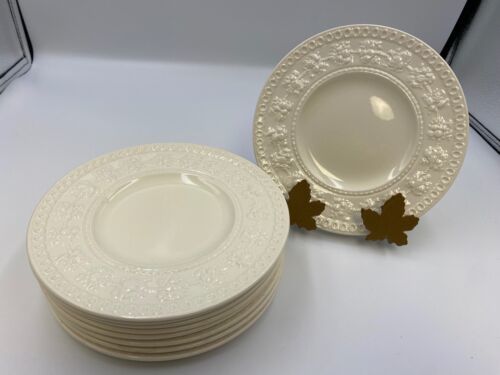 Primary image for Wedgwood China WELLESLEY Appetizer / Bread Plates Made in England Set of 9 #