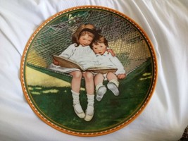 Knowles Fine China &quot;Story Time&quot; Vintage Plate.  Artist Jessie Wilcox Smith. - $8.08