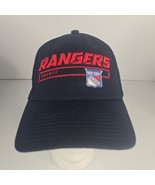 New York Rangers Hockey Fanatics Authentic Pro Strapback Hat Blue Embroi... - $20.03 CAD