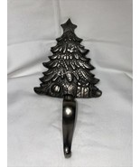 Vintage Grandeur Noel Heavy Cast Iron Christmas Tree Stocking Hanger 10”... - $24.55