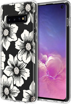Nuew Kate Spade Defensive Hardshell Case for Galaxy S10 Hollyhock Floral Clear - £7.45 GBP