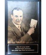 Vtg Banking Propaganda Poster Color Savings Account Planning Unusual HTF... - $1,104.63 MXN