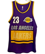 Los Angeles Lakers Ultra Game Jersey Lebron James #23 Purple/Gold men&#39;s ... - €6,32 EUR