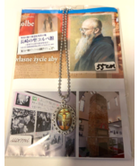 Saint Maximilian Kolbe Museum HIstory /Crucified  Jesus  Necklace New fr... - £11.61 GBP