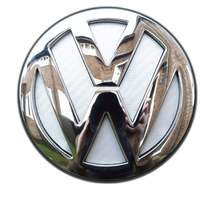 VW Golf  MK4 MK5 MK6 White Carbon Fibre Rear Badge Inserts Emblem GTI, R... - £12.53 GBP