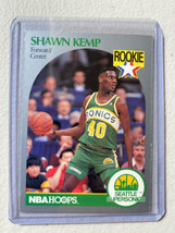 1990 Shawn Kemp Rookie of the Year Card NBA HOOPS #279 Seattle Supersonics - £7.90 GBP