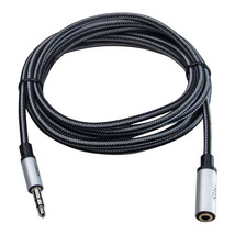 Siig CB-AU0C12-S1 WOVEN FABRIC BRAIDED MALE TO FEMALE 3.5MM CABLE - 3.5M... - $25.64